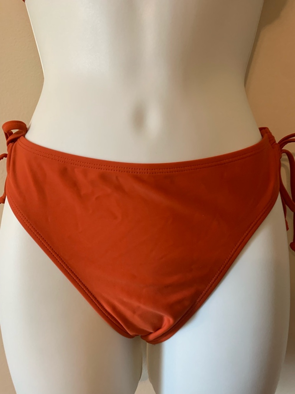 Rust Halter Tie-Side Bikini Set - Classic Rust - Picture 3 of 8